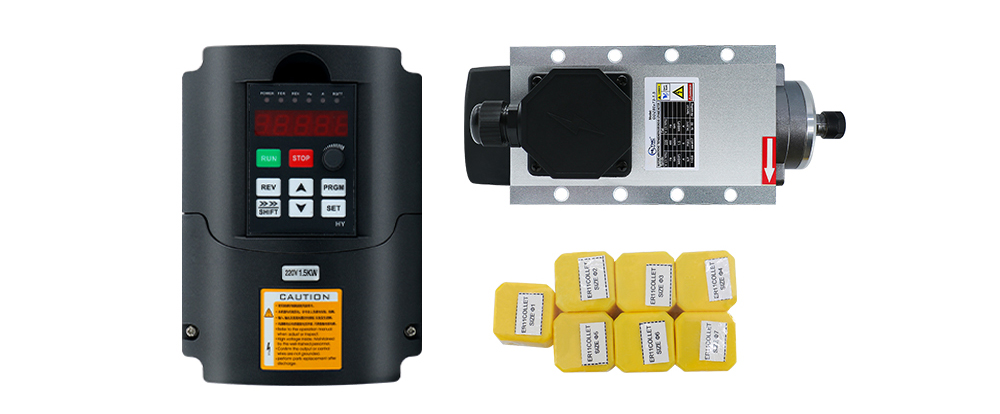HLTNC 1.5kw Flash refrigerado  - Air Cooled 1.5Kw Spindle Motor Inverter 110V reseña y precio