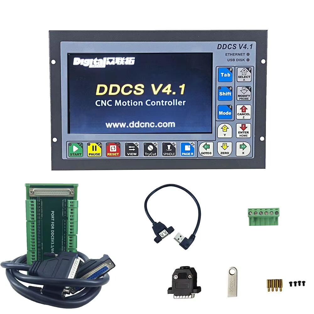 Controlador de Movimiento Autó - Ddcs V4.1 4 Axis Cnc Offline Controller reseña y precio