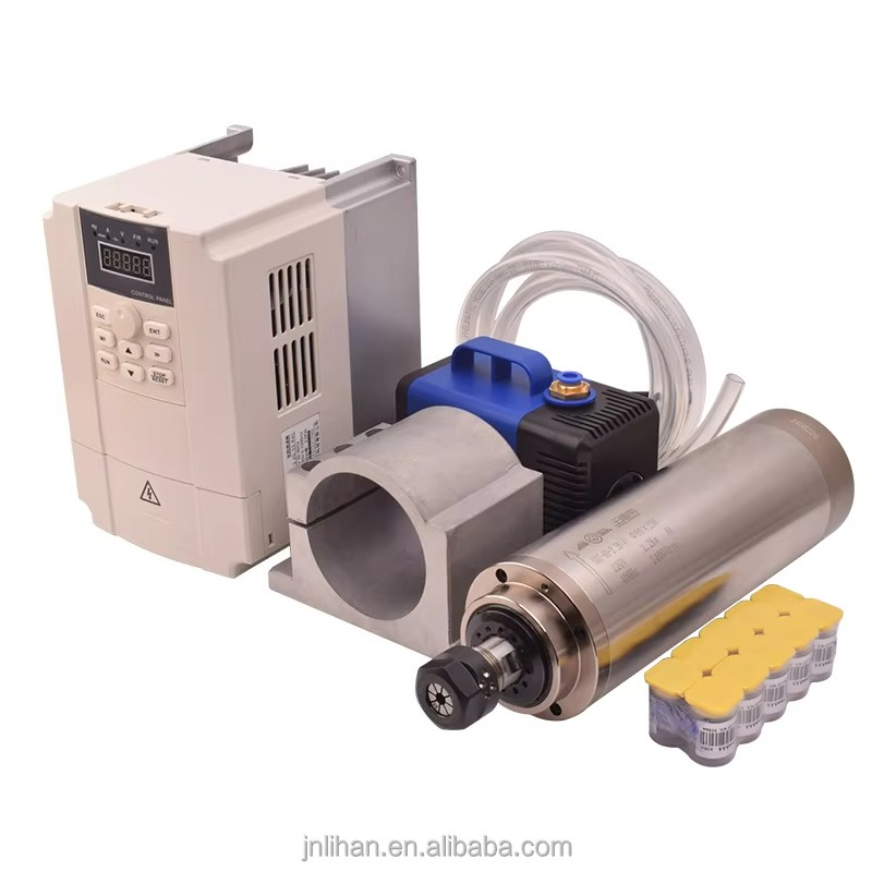 Husillo de máquina herramienta - 2.2Kw Water Cooled Spindle Kit Vfd reseña y precio